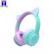 Colorful Wireless LED Headphone With Mic 40mm Drives Stereo Deep Bass Sound Gaming Headset
