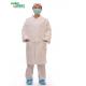 Breathable Tyvek Disposable Lab Coats With Shirt Collar