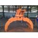 Wearable Excavator Rotating Grapple 1890 Mm Close Height Universal 360 Degree Rotating