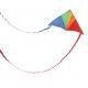Nylon Or Polyester Single Line Delta Kite , Mini Triangle Kite With Two Tail