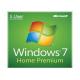 64 Bit Microsoft Windows 7 Home Premium Key Code License 5 User