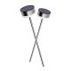 Solar Powered Outdoor Lawn Lights IP65 Weatherproof Stainless Steel Base 80Lm