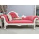 XY B015 Classic Chaise Lounge Pink Velvet