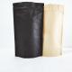 Custom Printed Eco Friendly Kraft Paper Flat Bottom Compostable 250g Bag Valve For Coffee Beans