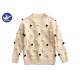 Pompom Ball Decoration Girls Pullover Sweaters Cute Cotton Mock Neck Knit Jumper