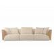 Genuine Leather Modular Corner Lounge 1.8m PU Luxury Living Room Furniture Sets