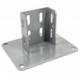 Customized Heavy Duty Steel and Stainless Steel Floor Mount Base Plate for Low Prices