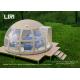Wooden Structure Panorama Dome Tent Compared With Aluminum Frame Structure