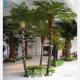 Greenery Fibre Artificial Palm Trees For Landscaping Decoration Various Size
