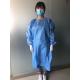 Medical Exam Disposable Isolation Coveralls , Long Sleeves Surgical Isolation Gowns