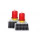 Low Intensity Solar Powered Aircraft Warning Lights 360 Degree Beam Angle