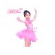 Sleeveless Ballet Dance Costumes Camisole Sequined One Shoulder Floral Tutu Dress