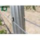 Hot Galvanized Steel Grape Vine Posts With H Shape Holes High Wind Resistance