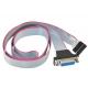 Low Contact Resistance Flat Ribbon Cable 15 PIN Female To 16P Header PCB