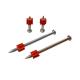 High Strengh Powder Driven Fasteners With Red Flute 3.7mm Shank Dia