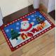 Happy Christmas Anti Slip Bath Floor Mat In Nylon Material, Best Gift For Kids,Size 40*60CM