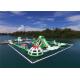 Obstacle Courses Outdoor Inflatable Floating Water Park For Adults Puncture