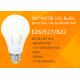 LED Light Bulb , 75 - 100 Watt Incandescent Bulbs Equivalent for Home Use , 360° Beam Angle, 1200lm 10W , Dimmable MCOB