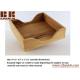 FSC varnish oak wood napkin holder tissue box napkin boxes Home hotel restaurant napkin boxes