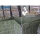 Container Welded Mesh Gabion , Gabion Basket Mesh Explosion Proof Wall