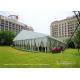 20m Wide Outdoor Event Tents With Glass Walls All Around And Glass Door