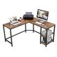 Steel Pipe L Shaped Corner Waterproof Steel Computer Desks