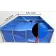 Thickness 1.0mm 100000L PVC Foldable Tarpaulin Fish Tank Fish Pond Plastic Tank Diy Fish Pond
