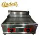 LPG Grooved Griddle Hotel Lobby Equipment 350x548mm Pan