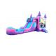 Princess Inflatable Bouncer Combo Jumping House With Slide Fire - Retardant