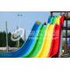 High Speed Fiberglass Water Slides / Adult Water Plastic Slide for Adventure Water Park