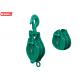 0.5t To 10t Double Sheave Block Pulley Green Painted Open Type