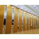 Decorative Interior Sliding Door Material Office Partition Walls With Aluminium Track