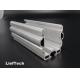 6063 T5 Aluminium Extrusion Profiles OD 28mm 60x55 Aluminum Lean Pipe