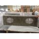 Superior Double Sink Prefab Bathroom Vanity Tops Venetian Gold Granite Stone