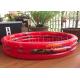 Triple Tubes Round Kids Inflatable Swimming Pools PVC Tarpaulin Cute Cartoon