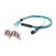 Female / Male Mpo Mtp Patch Cord Breakout Mpo-Lc 2.0mm Fanout Trunk Cable 8 Cores Om3