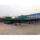35T Capacity 3 Axles 40 ft Flatbed Container Semi Truck Trailer