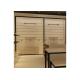 Height 240CM  Wall Mounted Display Cabinets With Wood Shelf Metal Hanging Bar