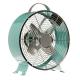 High Velocity 4 Blade Metal Desk Fan 35W 9 Inch Air Cooling With Copper Motor