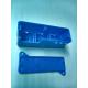 High precision injection molding for plastic parts blue color custom plastic tooling