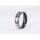 Paving Zircon Jesus Cross Jewelry Wedding Ring Stainless Steel Material