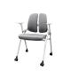 Adjustable Fixed Handrail Double Back Folding Conference Chair for Corporate Events
