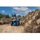 4WD 3.5 Tons Telescopic Forklift With Bale Clamp For Straw Pile And Paper Roll