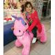 Hansel hot selling kids walking battery operated ride on unicorn for mall