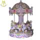 Hansel small kids carousel rides merry go round horse for sale