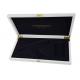 Black Color EVA Material inside Tray OEM Design Logo Printing Rigid Packing Box with Gold Color Magnetic Closure