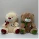 New Style 2 Clrs World Cup Plush Bears W/ Music for Boys, Football Lovers Stuffer Toys BSCI Factory