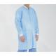 Customized Static Free Lab Coats , HDPE / LDPE / CPE Disposable Dust Coats
