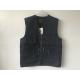 vest, waistcoat, polyester washed fabric, weeding vest, weeding waistcoat, S-3XL, 4 colors: black, blue, green & beige