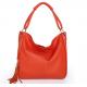 Wholesale Price Real Leather Fashion Lady Orange Handbag Shoulder Bag #2746